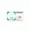 Packung von Atarax (Hydroxyzin) Tabletten. Beruhigungsmittel zur Behandlung von Angstzuständen.