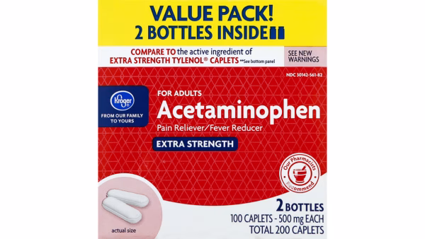 Acetaminophen (Paracetamol) Packung – Schmerzmittel zur Linderung von Schmerzen und Fieber